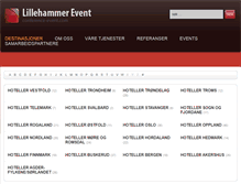 Tablet Screenshot of lillehammer-event.com